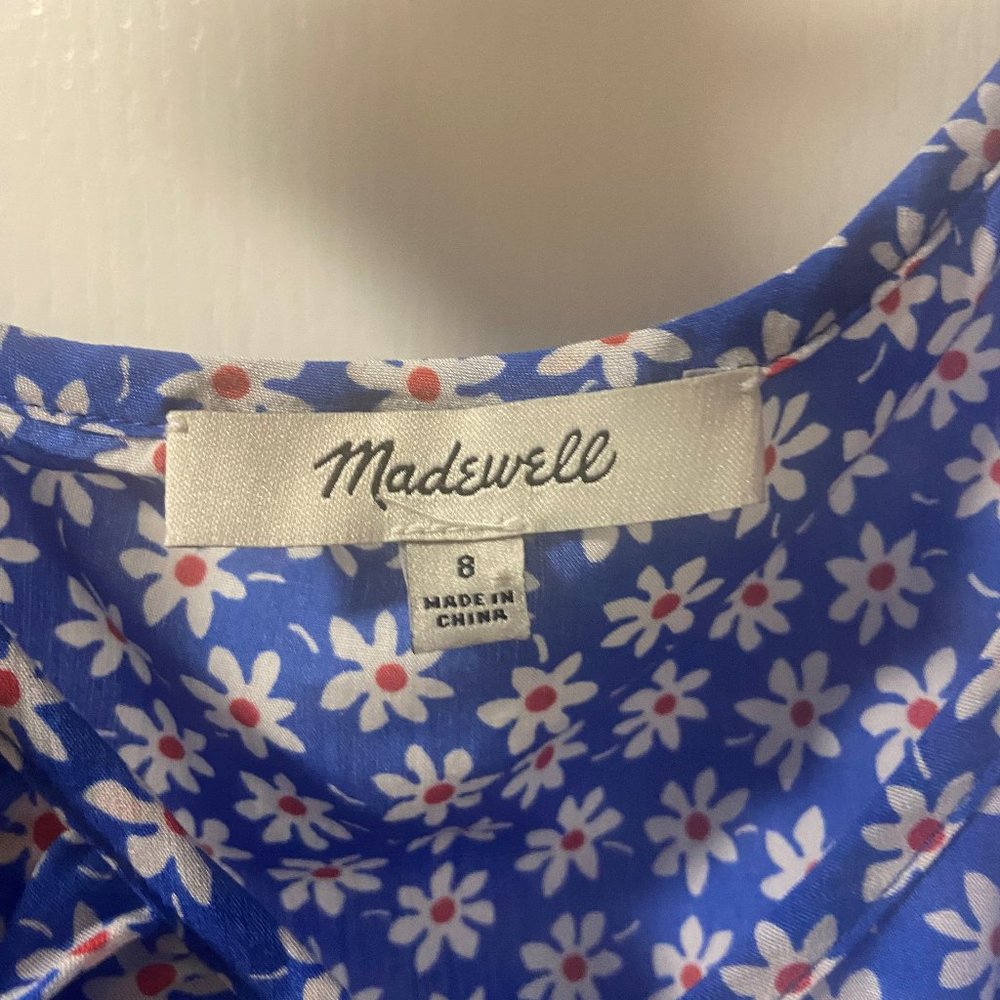 Madewell Ruffled Wrap Maxi Dress in Mini Daisy